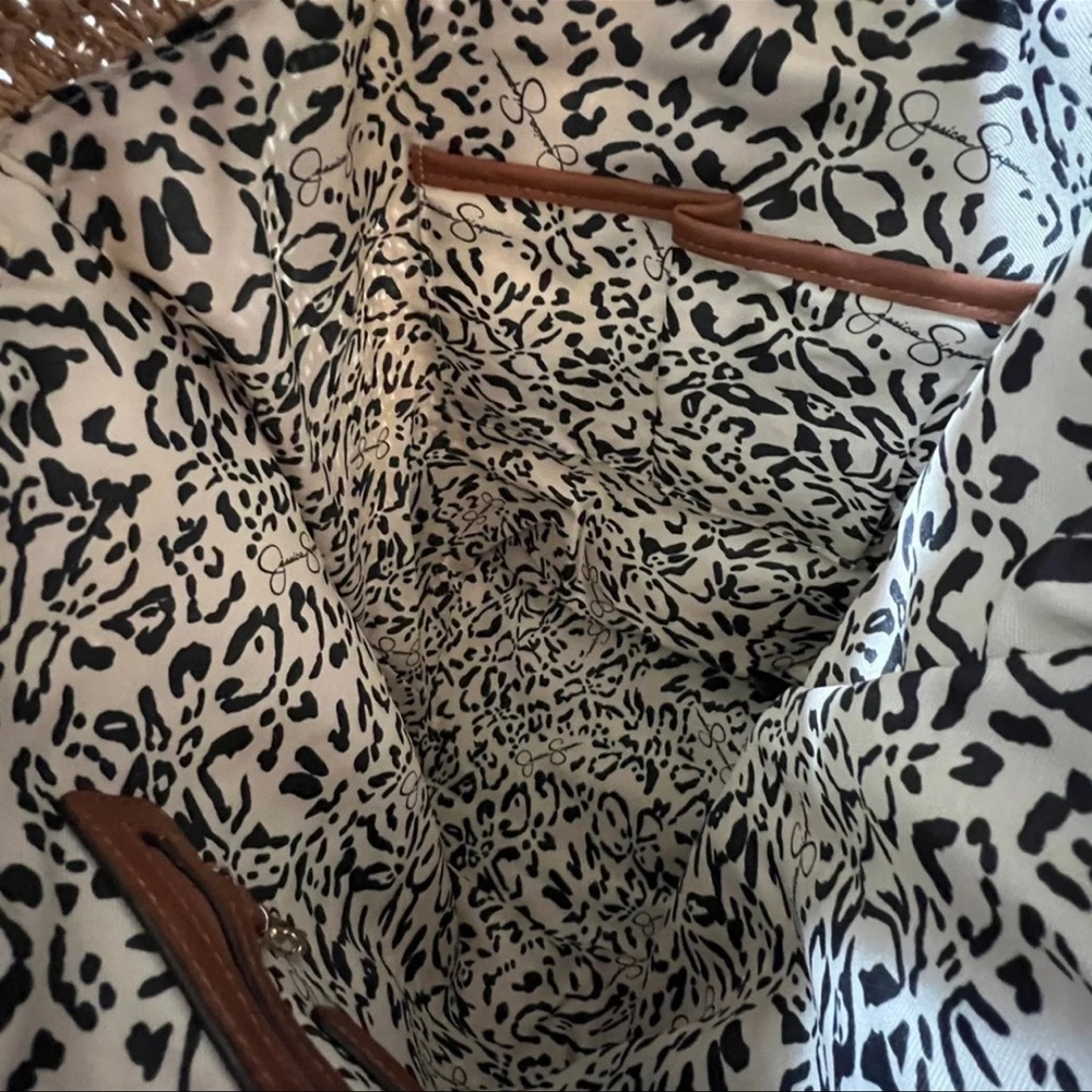 Jessica Simpson St. Pete Straw Tote - Toast Blue - Picture 12 of 12